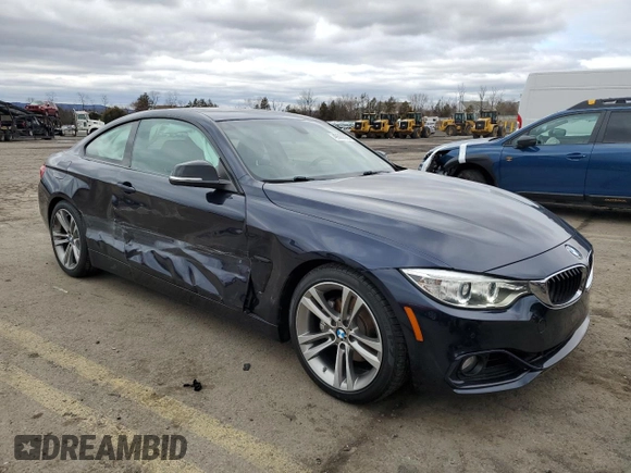 2015 BMW 4 Series 428i with VIN WBA3N3C52FK232570, listed as a Copart auction lot 49392085 with 91,342 mi miles and Salvage Title. Bid and sale history available at DreamBid. Image 4.