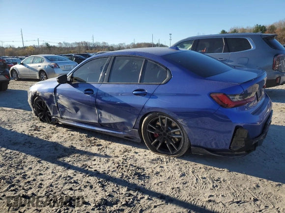 2024 BMW 3 Series M340i xDrive with VIN 3MW49FF00R8D93645, listed as a Copart auction lot 80304054 with 19,811 mi miles and Salvage Title. Bid and sale history available at carsss.com. Image 2.