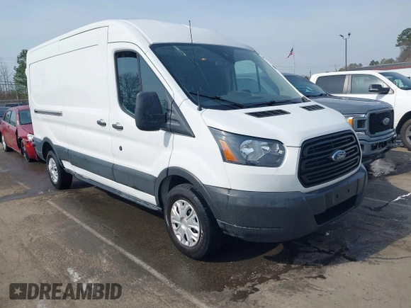 2019 Ford Transit with VIN 1FTYR2CM0KKA87201, listed as a IAAI auction lot 41741165 with 81,635 mi miles. Bid and sale history available at carsss.com. Image 1.