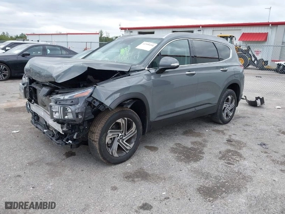 2023 Hyundai Santa Fe SEL with VIN 5NMS2DAJ5PH582852, listed as a IAAI auction lot 41599494 with 9,979 mi miles. Bid and sale history available at carsss.com. Image 2.