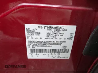 2016 Ford Edge SEL with VIN 2FMPK3J81GBC40046, listed as a IAAI auction lot 41945643 with 71,109 mi miles. Bid and sale history available at carsss.com. Image 9.