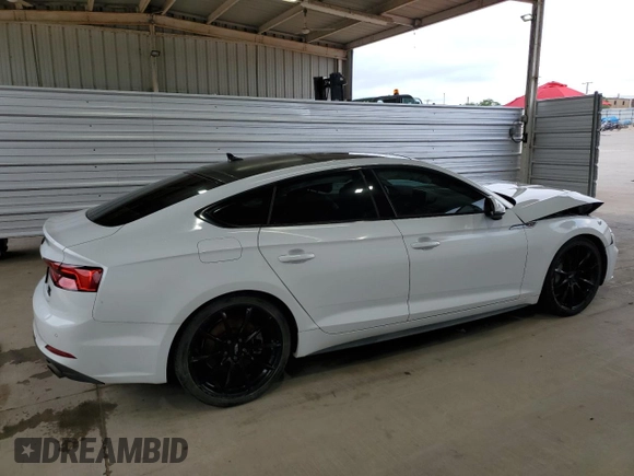 2018 Audi A5 Sportback Premium Plus with VIN WAUENCF57JA010688, listed as a Copart auction lot 49540794 with 66,981 mi miles. Bid and sale history available at carsss.com. Image 3.
