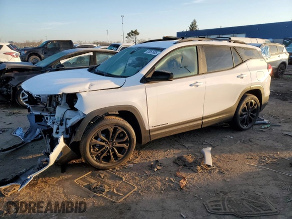 2022 GMC Terrain SLE с VIN 3GKALTEV1NL299689, выставлен на аукционе Copart как лот 53261605 с пробегом 31 102 миль миль и На запчасти • Non repairable. История ставок и продаж доступна на DreamBid. Изображение 1.