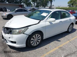 2015 Honda Accord EX-L z VIN 1HGCR2F81FA214253, wystawiony jako IAAI lot #42548901 z przebiegiem 138 965 mil mil oraz . Historia ofert i sprzedaży dostępna na DreamBid. Obrazek 2.