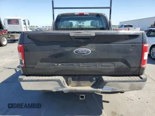 2018 Ford F-150 XL with VIN 1FTEX1EB2JKF61257, listed as a Copart auction lot 53674615 with 161,021 mi miles and Salvage title. Bid and sale history available at DreamBid. Image 6.
