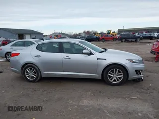 2013 Kia Optima LX with VIN KNAGM4A75D5310401, listed as a IAAI auction lot 41959774 with 198,339 mi miles. Bid and sale history available at carsss.com. Image 13.