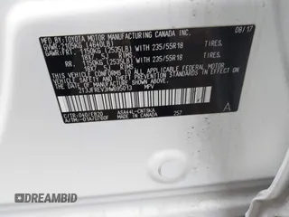 2017 Toyota RAV4 SE z VIN 2T3JFREV3HW695013, wystawiony jako IAAI lot #42232518 z przebiegiem 68 454 mil mil oraz . Historia ofert i sprzedaży dostępna na DreamBid. Obrazek 9.