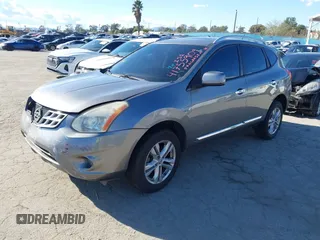 2013 Nissan Rogue S with VIN JN8AS5MT5DW534411, listed as a IAAI auction lot 41755909 with 167,927 mi miles. Bid and sale history available at carsss.com. Image 2.