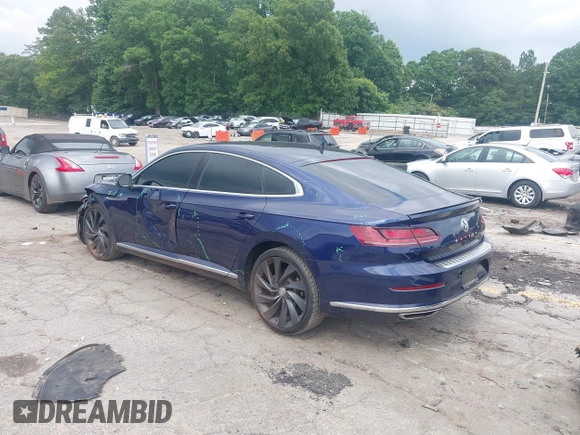2019 Volkswagen Arteon SE R-Line with VIN WVWFR7AN8KE031697, listed as a IAAI auction lot 42445909 with 108,372 mi miles and . Bid and sale history available at DreamBid. Image 3.