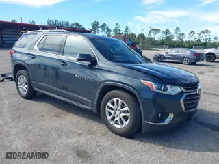 2018 Chevrolet Traverse LT Cloth with VIN 1GNEVGKW1JJ265935, listed as a IAAI auction lot 41425361 with 70,397 mi miles. Bid and sale history available at carsss.com. Image 1.