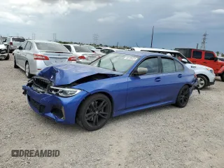 2020 BMW 3 Series M340i with VIN 3MW5U7J06L8B36769, listed as a Copart auction lot 68188424 with 0 mi miles and Salvage Title. Bid and sale history available at carsss.com. Image 1.
