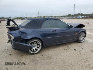 2001 BMW 3 Series 325Ci with VIN WBABS33441JY51892, listed as a Copart auction lot 89110735 with 142,771 mi miles and Salvage Title. Bid and sale history available at carsss.com. Image 3.