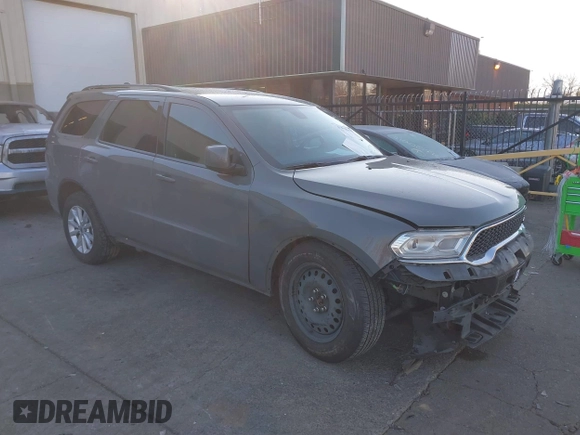 2021 Dodge Durango SXT Plus with VIN 1C4RDJAG5MC523158, listed as a IAAI auction lot 41450801 with 68,496 mi miles and . Bid and sale history available at DreamBid. Image 1.