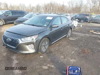 2022 Hyundai Ioniq SE with VIN KMHC75LC6NU275962, listed as a IAAI auction lot 41297650 with 28,274 mi miles and . Bid and sale history available at DreamBid. Image 2.