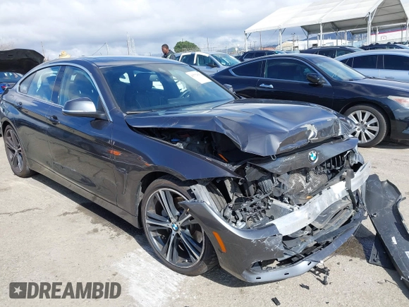 2018 BMW 4 Series 440i with VIN WBA4J5C51JBF07174, listed as a IAAI auction lot 41532904 with 63,745 mi miles and . Bid and sale history available at DreamBid. Image 1.