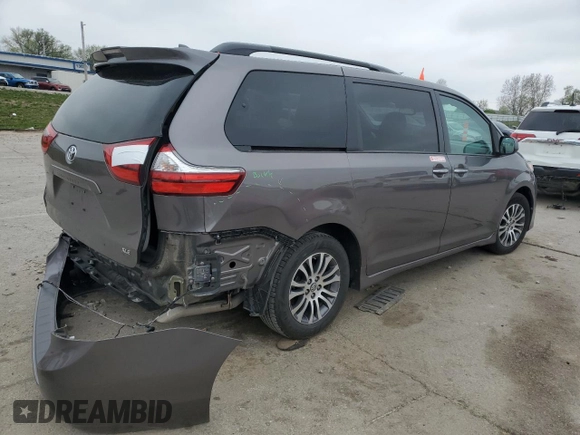 2019 Toyota Sienna XLE Auto Access Seat with VIN 5TDYZ3DC1KS015587, listed as a Copart auction lot 51951995 with 77,415 mi miles and Salvage Title. Bid and sale history available at carsss.com. Image 3.