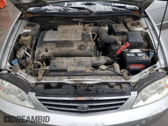 2004 Kia Spectra z VIN KNAFB121845304019, wystawiony jako Copart lot #86731644 z przebiegiem 150 252 mil mil oraz Szkoda całkowita • Salvage title. Historia ofert i sprzedaży dostępna na DreamBid. Obrazek 11.