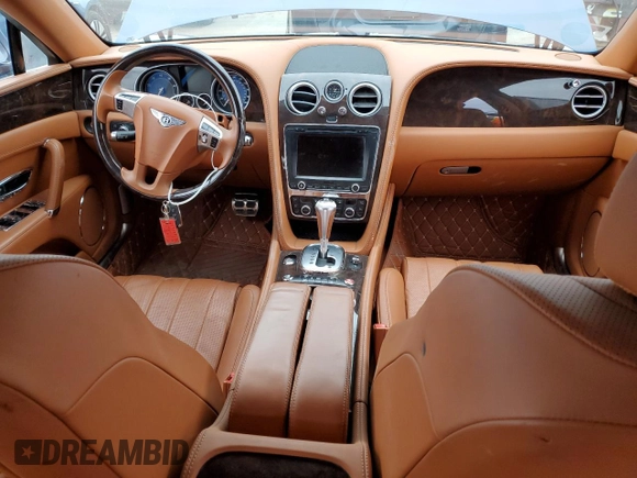 2014 Bentley Flying Spur with VIN SCBEC9ZA7EC088678, listed as a Copart auction lot 53692905 with 45,362 mi miles and Salvage Title. Bid and sale history available at DreamBid. Image 8.