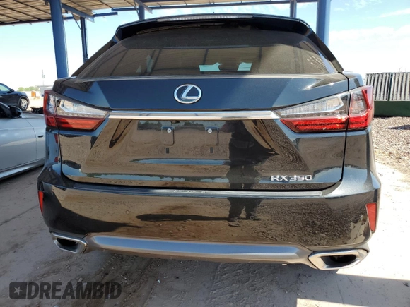 2017 Lexus RX 350 with VIN 2T2ZZMCA6HC086310, listed as a Copart auction lot 62729105 with 30,444 mi miles and Salvage title. Bid and sale history available at DreamBid. Image 6.