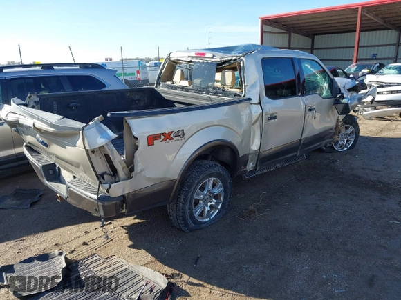 2017 Ford F-150 XL with VIN 1FTEW1EF1HKD09015, listed as a IAAI auction lot 40849304 with 117,380 mi miles. Bid and sale history available at carsss.com. Image 4.