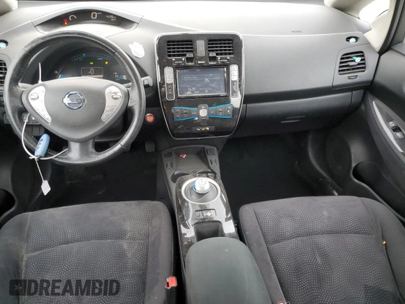 2015 Nissan LEAF SV with VIN 1N4AZ0CPXFC305179, listed as a Copart auction lot 48377205 with 101,476 mi miles and Salvage Title. Bid and sale history available at carsss.com. Image 8.