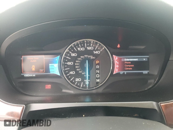2011 Ford Edge Limited with VIN 2FMDK3KC3BBA81609, listed as a Copart auction lot 51702485 with 108,344 mi miles and Salvage Title. Bid and sale history available at carsss.com. Image 9.