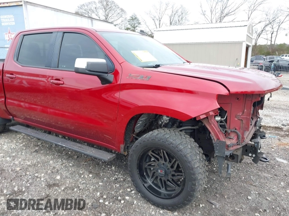 2019 Chevrolet Silverado 1500 LT with VIN 3GCUYDED7KG127193, listed as a IAAI auction lot 41553711 with 102,841 mi miles. Bid and sale history available at carsss.com. Image 17.
