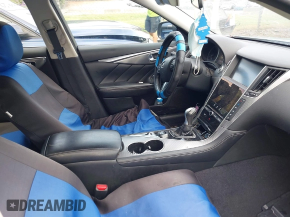 2015 Infiniti Q50 with VIN JN1BV7AR9FM418836, listed as a IAAI auction lot 42181355 with 165,787 mi miles and . Bid and sale history available at DreamBid. Image 5.