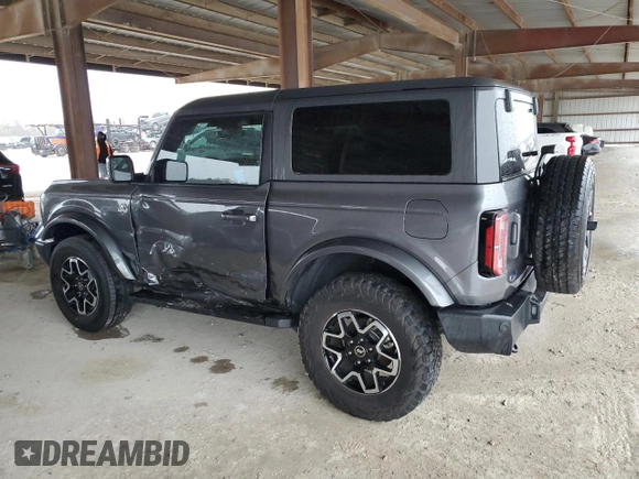2023 Ford Bronco with VIN 1FMDE5CH0PLB19978, listed as a Copart auction lot 88304225 with 4,303 mi miles and Salvage Title. Bid and sale history available at carsss.com. Image 2.