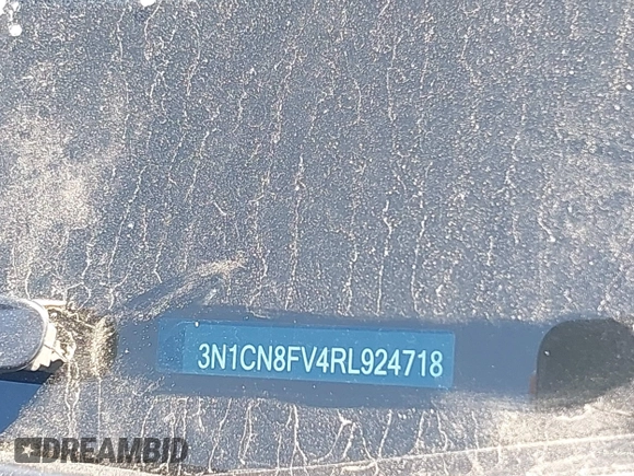 2024 Nissan Versa SR z VIN 3N1CN8FV4RL924718, wystawiony jako IAAI lot #41838456 z przebiegiem 3 698 mil mil oraz . Historia ofert i sprzedaży dostępna na DreamBid. Obrazek 9.