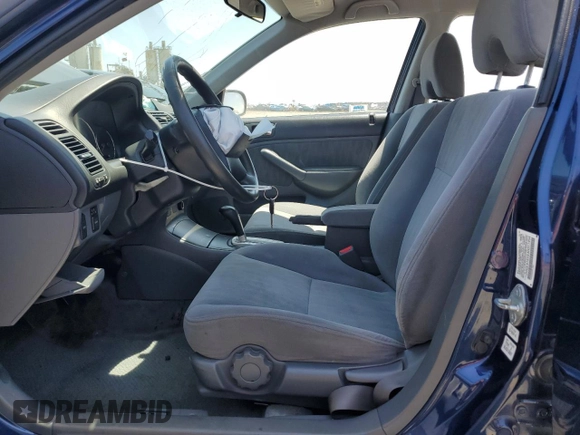 2004 Honda Civic LX with VIN 2HGES165X4H511954, listed as a Copart auction lot 56161185 with 184,496 mi miles and Salvage Title. Bid and sale history available at DreamBid. Image 7.