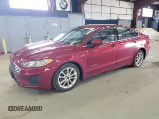 2019 Ford Fusion Hybrid SE with VIN 3FA6P0LU7KR257752, listed as a Copart auction lot 54560195 with 156,244 mi miles and Clean Title. Bid and sale history available at carsss.com. Image 1.