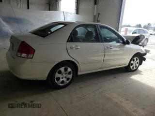 2008 Kia Spectra EX z VIN KNAFE121085498848, wystawiony jako Copart lot #50238025 z przebiegiem 180 273 mil mil oraz Szkody całkowita. Historia ofert i sprzedaży dostępna na DreamBid. Obrazek 3.