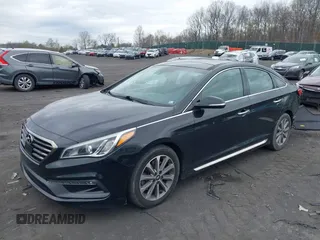 2016 Hyundai Sonata Sport with VIN 5NPE34AF6GH346509, listed as a IAAI auction lot 42082345 with 93,822 mi miles and . Bid and sale history available at DreamBid. Image 17.
