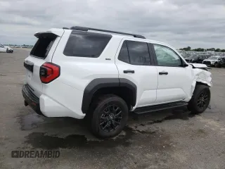 2025 Toyota 4Runner SR5 с VIN JTEVA5BR1S5009139, выставлен на аукционе Copart как лот 53647785 с пробегом Не указан миль и На запчасти • Non repairable. История ставок и продаж доступна на DreamBid. Изображение 3.