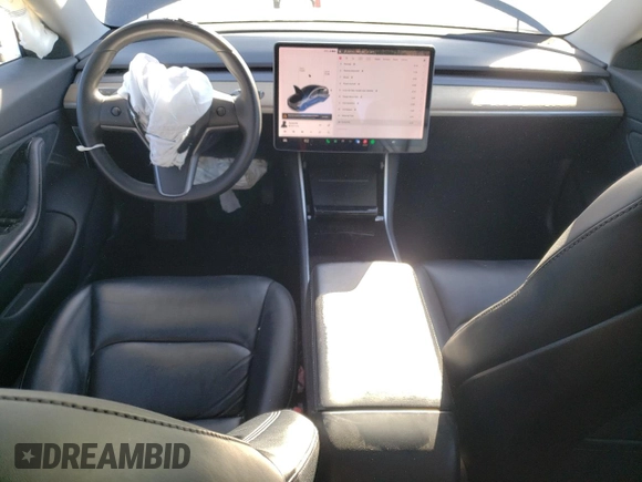 2019 Tesla Model 3 Mid Range with VIN 5YJ3E1EA1KF435295, listed as a Copart auction lot 49552685 with 56,366 mi miles and Salvage Title. Bid and sale history available at DreamBid. Image 8.