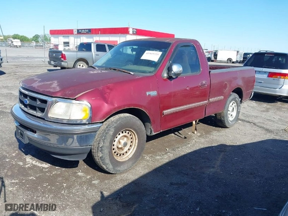 1997 Ford F-150 Standard with VIN 1FTDF1728VKC04974, listed as a IAAI auction lot 41969225 with 159,375 mi miles. Bid and sale history available at carsss.com. Image 2.