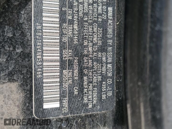 2022 Nissan Rogue S z VIN JN1BJ1AV4NW581466, wystawiony jako Copart lot #51794375 z przebiegiem 63 974 mil mil oraz Szkoda całkowita • Salvage title. Historia ofert i sprzedaży dostępna na DreamBid. Obrazek 15.