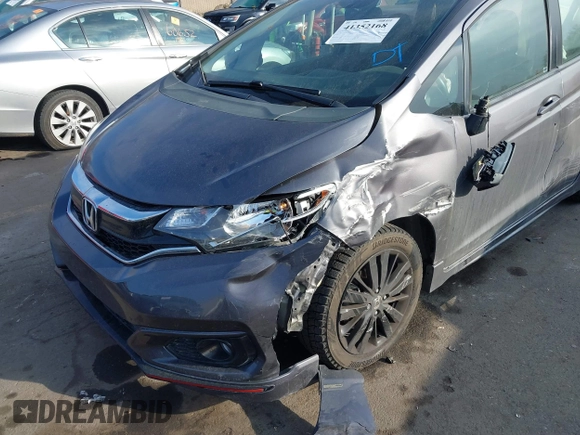 2018 Honda Fit Sport with VIN 3HGGK5H6XJM716516, listed as a IAAI auction lot 41352168 with 71,082 mi miles. Bid and sale history available at carsss.com. Image 6.