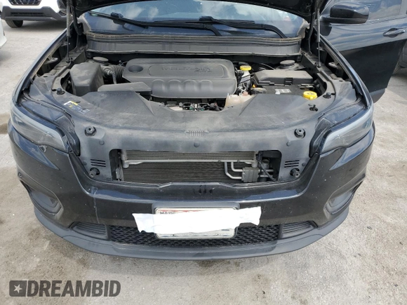 2019 Jeep Cherokee Latitude Plus z VIN 1C4PJMLB9KD393699, wystawiony jako Copart lot #56906055 z przebiegiem 52 674 mil mil oraz Szkoda całkowita • Salvage title. Historia ofert i sprzedaży dostępna na DreamBid. Obrazek 12.