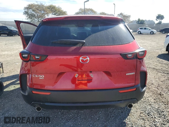 2024 Mazda CX-50 S Select with VIN 7MMVABAM1RN218366, listed as a Copart auction lot 42797955 with 2,701 mi miles and Salvage title. Bid and sale history available at DreamBid. Image 6.