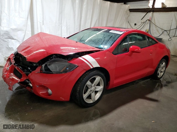 2007 Mitsubishi Eclipse GT with VIN 4A3AK34T57E065859, listed as a Copart auction lot 48505115 with NaN miles and Salvage Title. Bid and sale history available at carsss.com. Image 1.
