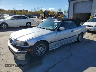 1997 BMW 3-Series 328IC with VIN WBABK8326VET99504, listed as a Copart auction lot 76481924 with 172,043 mi miles and Salvage Title. Bid and sale history available at carsss.com. Image 1.