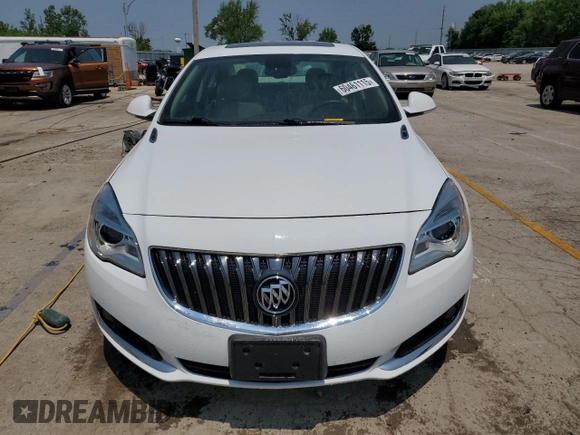 2015 Buick Regal Premium I with VIN 2G4GN5EX2F9258307, listed as a Copart auction lot 60461115 with 128,307 mi miles and Salvage title. Bid and sale history available at DreamBid. Image 5.