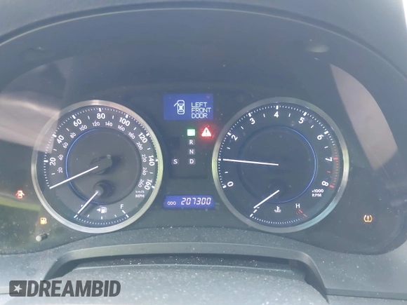 2011 Lexus IS 250 with VIN JTHBF5C29B5134964, listed as a IAAI auction lot 42179849 with 207,300 mi miles and . Bid and sale history available at DreamBid. Image 7.