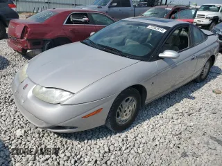 2001 Saturn SC with VIN 1G8ZR12711Z109068, listed as a Copart auction lot 72353914 with 116,559 mi miles and Salvage Title. Bid and sale history available at carsss.com. Image 1.