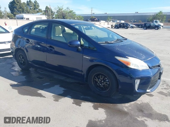 2013 Toyota Prius One with VIN JTDKN3DU0D1623630, listed as a IAAI auction lot 42015052 with 213,796 mi miles. Bid and sale history available at carsss.com. Image 1.