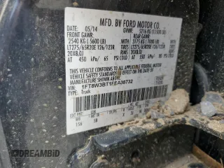 2015 Ford F-350 Platinum with VIN 1FT8W3BT1FEA38732, listed as a Copart auction lot 55020975 with Not Provided miles and Salvage Title. Bid and sale history available at DreamBid. Image 12.