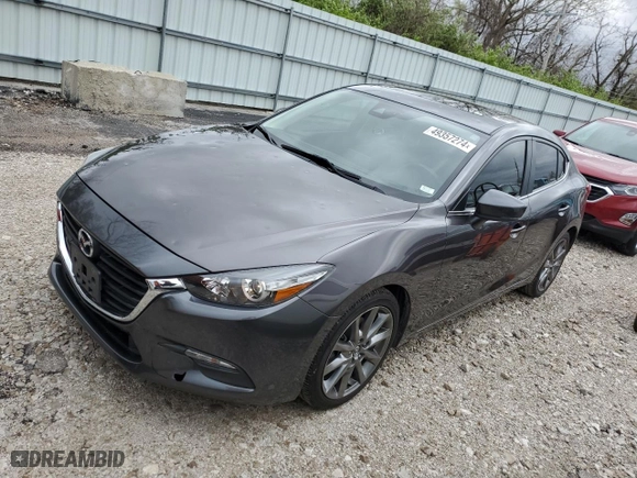 2018 Mazda Mazda3 4-Door Touring with VIN 3MZBN1V38JM257681, listed as a Copart auction lot 49357274 with 48,953 mi miles and Salvage Title. Bid and sale history available at carsss.com. Image 1.