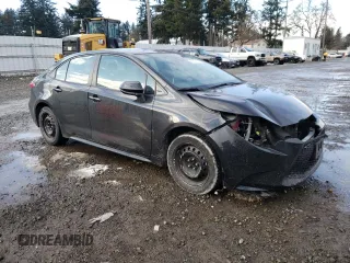 2021 Toyota Corolla LE with VIN 5YFEPMAE4MP203746, listed as a Copart auction lot 45423395 with 87,624 mi miles and Salvage Title. Bid and sale history available at DreamBid. Image 4.